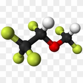 Desflurane Chemical Structure, HD Png Download - 3d ball png