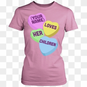 Candy Hearts Children - Active Shirt, HD Png Download - conversation hearts png