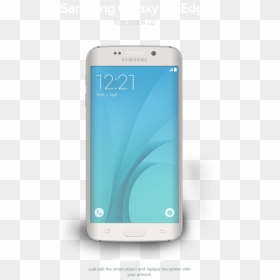 Galaxy Edge Mockup Free, HD Png Download - samsung galaxy s6 edge png