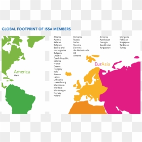 Issa Global Footprint - World Map Simple Black, HD Png Download - haiti map png
