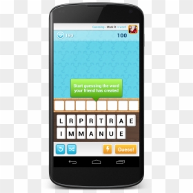 Turn-based Word Game, Whose Basic Gameplay Takes A - Smartphone, HD Png Download - gameplay png