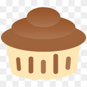 Chocolate Cupcake By Maddielovesselly Clipart Clipart - Cupcake, HD Png Download - cupcake clip art png