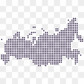 Dotted Map Russia Png, Transparent Png - png pixels