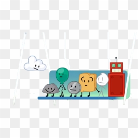 Battle For Dream Island Wiki - Cartoon, HD Png Download - swings png
