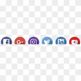 Circle, HD Png Download - round social media icons png