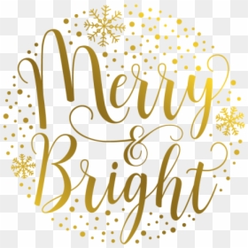 Calligraphy, HD Png Download - merry and bright png