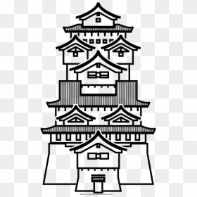 Shiro Coloring Page - Chinese Architecture, HD Png Download - shiro png