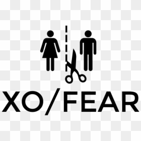 Xo Fear Logo Black Format=1500w , Png Download - Star Wars Bathroom Signs, Transparent Png - xo logo png