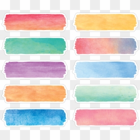 Label Water Color Png, Transparent Png - watercolors png