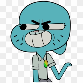 Nicole Vector By Flutterpie2398-d8gohwq - Angry Gumball, HD Png Download - anime vector png