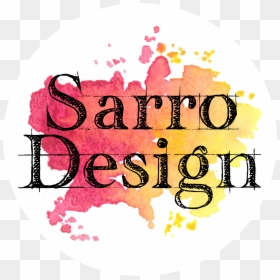 Sarro Design - Calligraphy, HD Png Download - watercolors png