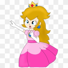 Princess Peach Clipart Old School - Clip Art, HD Png Download - peach clipart png