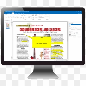 Highlight And Comment Pdfs With Pdfeditor - Computer Monitor, HD Png Download - bubble bass png