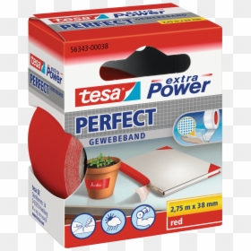Tesa Extra Power Cloth Tape, 38 Mm, Red Tesa - Perfect Gewebeband, HD Png Download - natura png