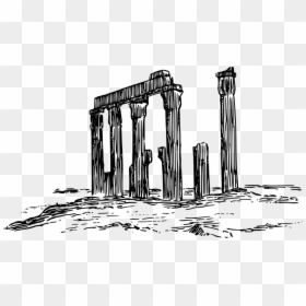 Ruins Clipart Png, Transparent Png - stone column png