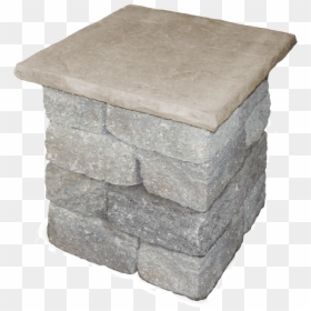 Concrete Capstone, HD Png Download - stone column png