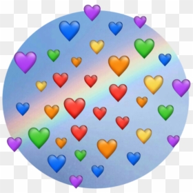 Heart, HD Png Download - rainbow hearts png