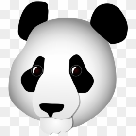 Sad Panda Cartoon Clipart, HD Png Download - neutral face png