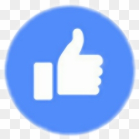 #like #facebook - Thumb Up Emoji Blue, HD Png Download - facebook badge png