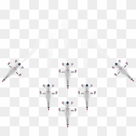 Delta Burst Formation - Aerospace Engineering, HD Png Download - f-16 png