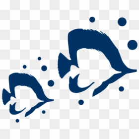 Two Fish Divers Logo, HD Png Download - dark blue png