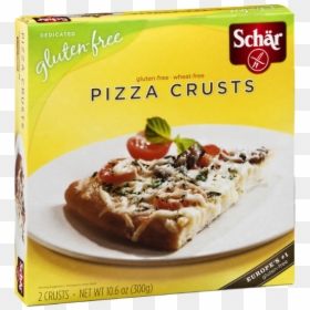 Schar Gluten Free Pizza Crust 2 Ct, HD Png Download - pizza crust png