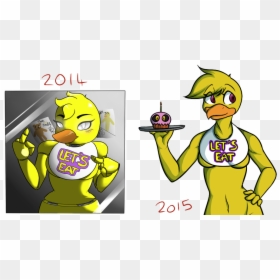 Chica Comparison - Update - Fnaf Fang, HD Png Download - chica sexy png