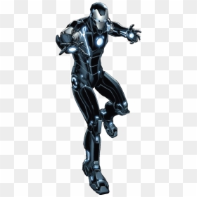 Iron Man With Stealth Armor - Iron Man All Suit, HD Png Download - iron man armor png