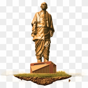 Statue Of Unity Png, Transparent Png - statues png