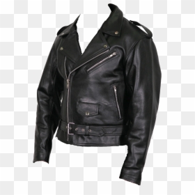 Leather Jacket Png - Black Leather Jacket Png, Transparent Png - black leather png