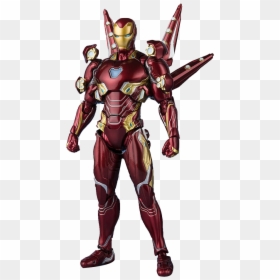 Iron Man Mk50 With Nano Weapon Set S - Iron Man Action Figure, HD Png Download - iron man armor png