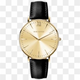Rob Hayes Berkeley 38 Italian Leather Swiss Made Watch - Rob Hayes Watches Price, HD Png Download - black leather png