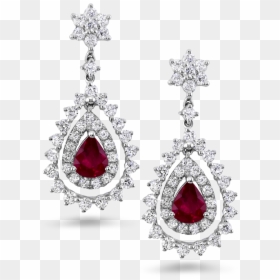 18 Crt 0,65 Crt Diamonds-0,90 Crt Ruby - Independence Day Jewellery Posters, HD Png Download - crt png