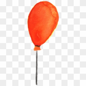 Thumb Image - Png Watercolor Balloon, Transparent Png - orange watercolor png