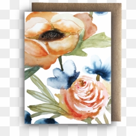 Orange Poppy Display Photo, HD Png Download - orange watercolor png