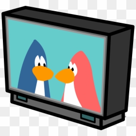 Big Screen Tv Sprite - Tv Screen Clip Art, HD Png Download - tv emoji png