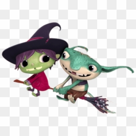 Hattie The Witch And Bobgoblin - Wallykazam Characters, HD Png Download - the witch png