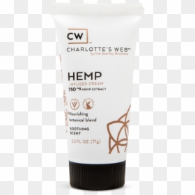 Charlotte"s Web Cbd Hemp Infused Cream Soothing Scent, HD Png Download - charlotte's web png
