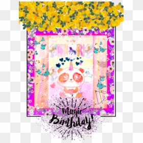 #creative Art Frame For Friends Birthday - Poster, HD Png Download - friends frame png