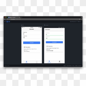Bmi Calculator Ionic 3, HD Png Download - barcode .png