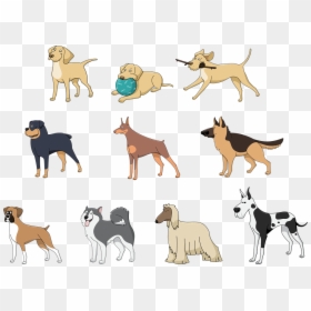 Cute Great Dane Drawing, HD Png Download - hound png