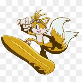 Sonic Riders Png Tails , Png Download - Sonic Riders Tails Png, Transparent Png - tails.png