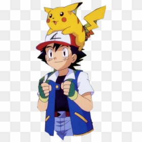 Pokemon Ash And Pikachu - Pokemon Ash Ketchum And Pikachu, HD Png Download - ash and pikachu png