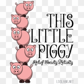 Relief Society Activity Ideas 2019, HD Png Download - piggy png
