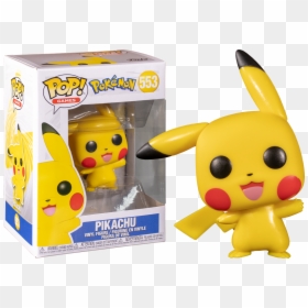 Pikachu Waving Pop Vinyl Figure - Funko Pop Pikachu Waving, HD Png Download - ash and pikachu png