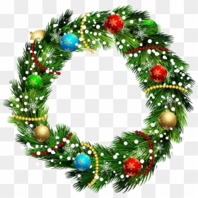 Christmas Wreath Png Clip Art Image - Christmas Wreath Png, Transparent Png - christmas wreath png images