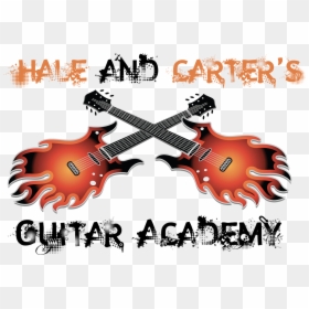 Guitarra Com Detalhe De Fogo, HD Png Download - carters logo png