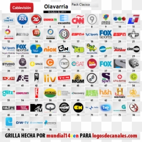 Grilla De Canales Cablevision Olavarria Octubre 2011, HD Png Download - cablevision logo png