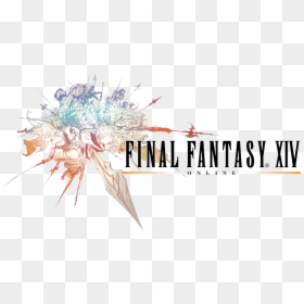Final Fantasy Xiv Logo - Final Fantasy 14 Logo, HD Png Download - final fantasy xiv logo png