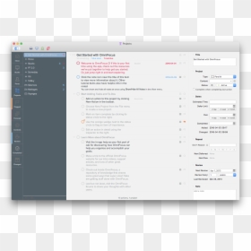 Omnifocus Style, HD Png Download - evernote png